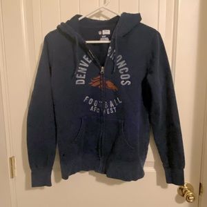 NFL Denver Broncos Zip Up Hoodie